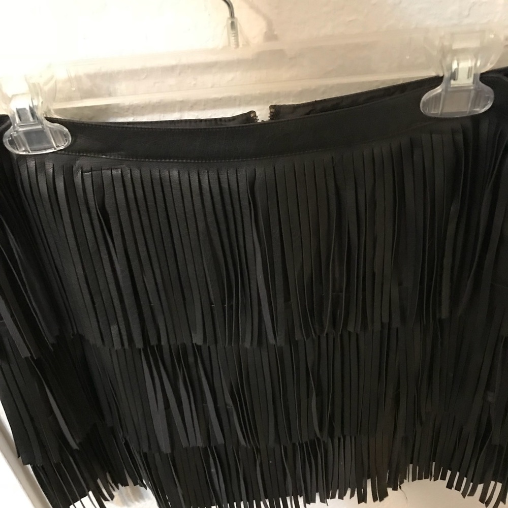 Forever 21 Black Fringe skirt